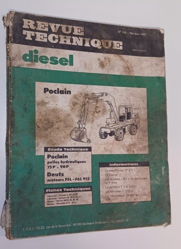 Revue technique pelle - revue, poclain