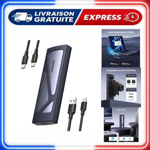 Ugreen boîtier ssd nvme - boîtier,