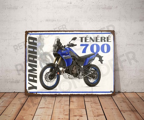 Plaque métal vintage yamaha - vintage,