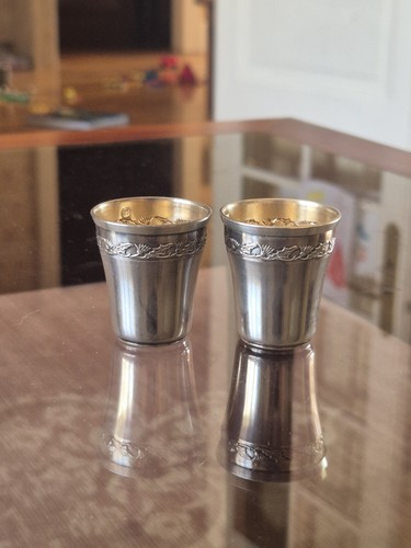 Paire verres liqueur - de,