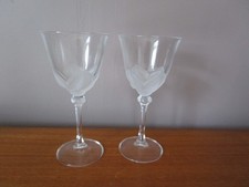2 Crystal d'Arques water glasses Florence model H 18.5 cm """