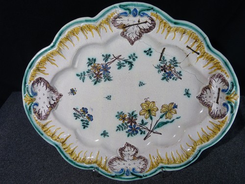 Plat ancien faience 18 - en,