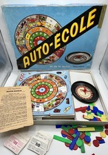 DRIVING SCHOOL with roulette! - Volumetrix 6005 Board Game - 1969 - BE+