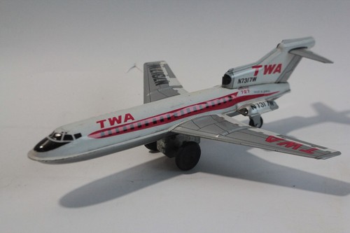 Jouet tôle friction avion - jouet,