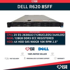 Rack serveur DELL R620 8SFF 2x