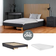 Cadre de Lit Rembourré 90x200