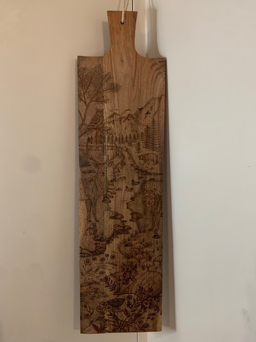 Planche découper acacia - découper, en