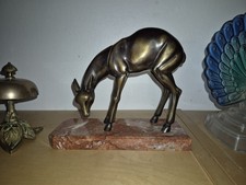Petite statue de biche art déco