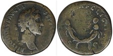 Antonin Le Pieux , Sesterce