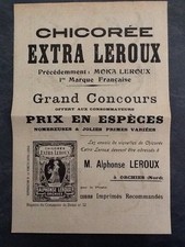LOT 13 ADVERTISING PAPER MEDIA ADVERTISING CHICOREE LEROUX