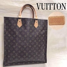 Excellent condition Louis Vuitton tote bag Sac Plat Monogram large capacity