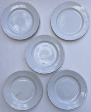 5 ASSIETTES PLATES FAIENCE