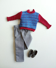 Tenue Ken Twice as Nice Reversible Fashions Barbie Mattel #2308 vintage 1985