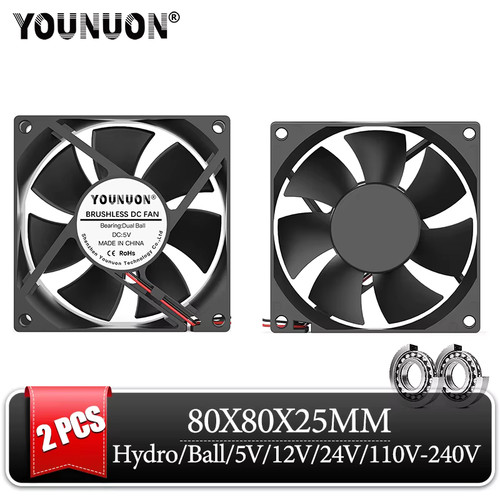 Ventilateur 80mm 12v boîtier - 80mm,