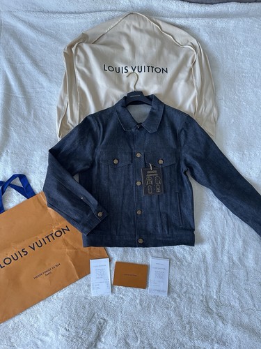 Denim jacket dna monogram - denim,