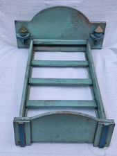 Antique Wooden Doll Bed Child Toy 