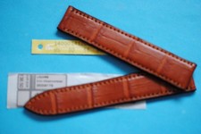 Crocodile Véritable Montre Convenable pour Cartier Tank Boucle Braun 17mm