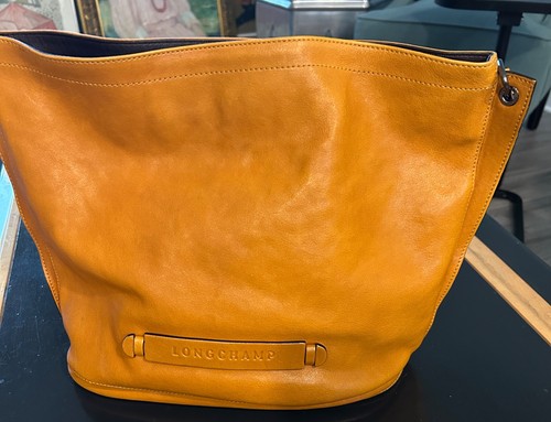 Longchamp leather shoulder - longchamp,
