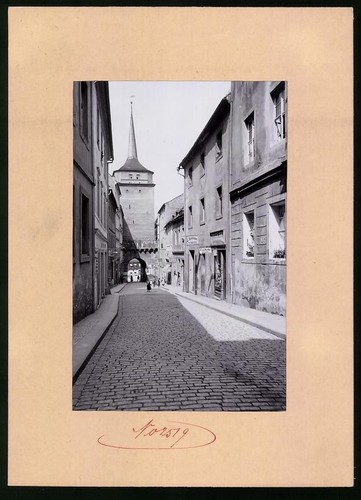 Vue bautzen porte ruelle - bautzen,,
