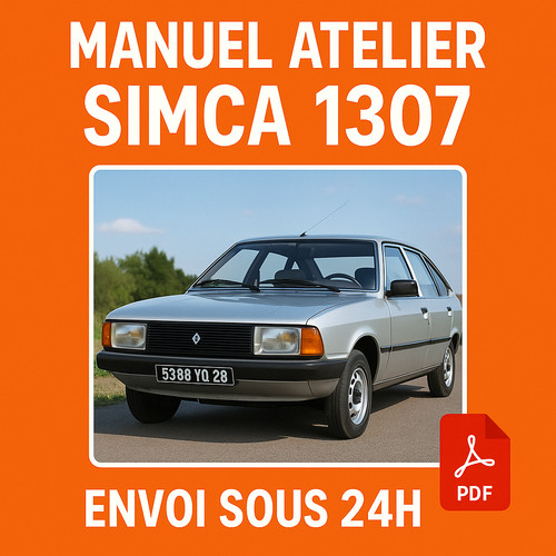 Manuel atelier simca - manuel, 1307