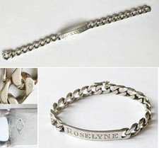 Gourmette en argent 800