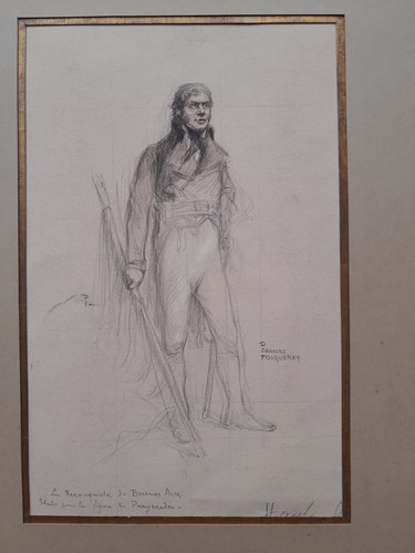 Dessin ancien portrait - dessin,