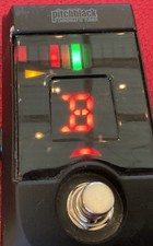 EUC Korg PB-01 Pitchblack Chromatic Pedal Tuner Guitar Effects Pedal Black