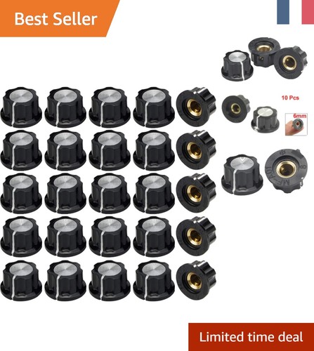 Boutons noirs - 25,