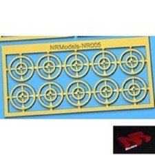 1:160 Volants 4 branches trains miniatures N de chez NRMODELS