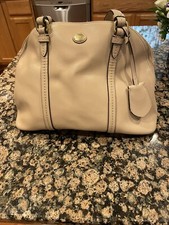 COACH Peyton Cora Domed Saffiano cuir cartable F25671