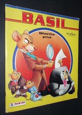 1986 PANINI ALBUM BASIL DETECTIVE PRIVATE INCOMPLETE ANIME DRAWING WALT DISNEY