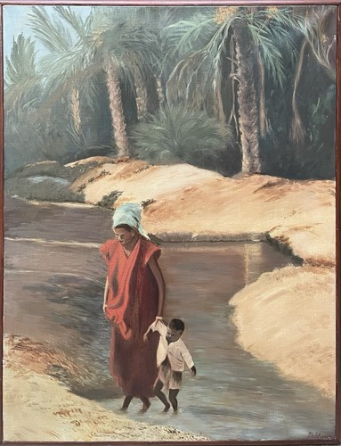Tableau peinture cadre 20èm - peinture,