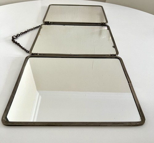 Miroir barbier triptyque - barbier,
