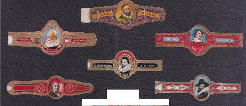 Antique vitola cigar ring set - antique,