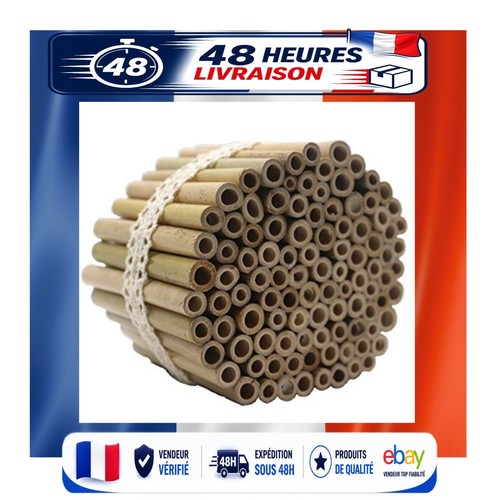 100 tubes bambou hôtel - tubes,