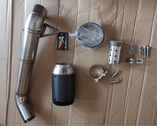 Carbon exhaust tips muffler - carbon,