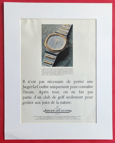 Publicité presse montre - publicité, presse: