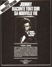 PUB LIVRE " JOHNNY HALLYDAY  "