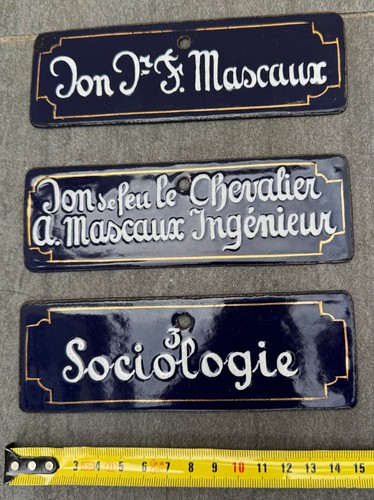 Ancienne plaque émaillée - 3,