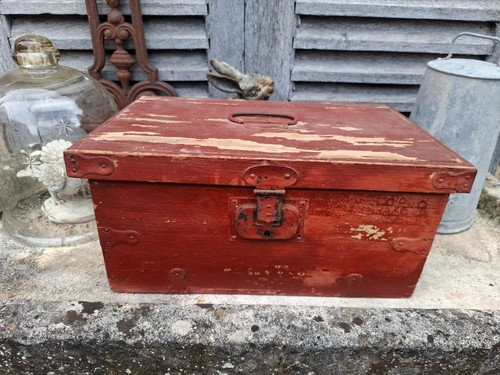 Ancienne boite coffret bois - coffret, en