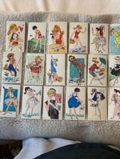 (29) 1962 Barbie Jumbo Fashion Card Singles EX+