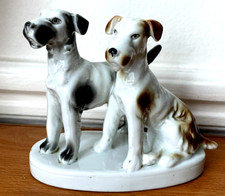 Magnifique statuette 2 Chiens