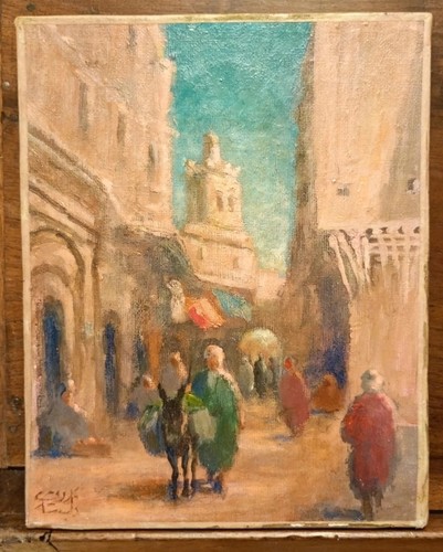 Tableau ancien huile - ancien, peinture