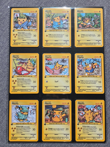 Cartes pokémon pikachu - pokémon,