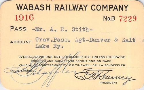Denver salt lake agt wabash - denver,