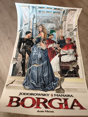 Affiche borgia jodorowsky - bd,