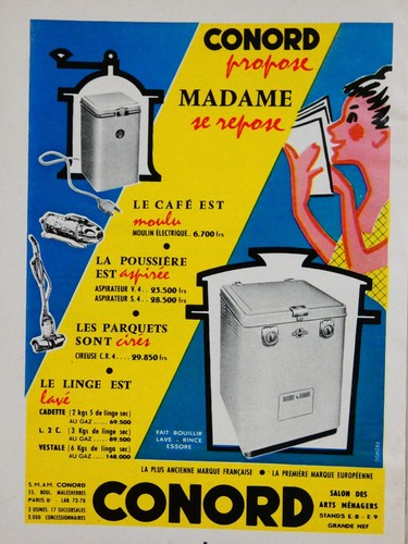 Publicité presse 1955 - de,