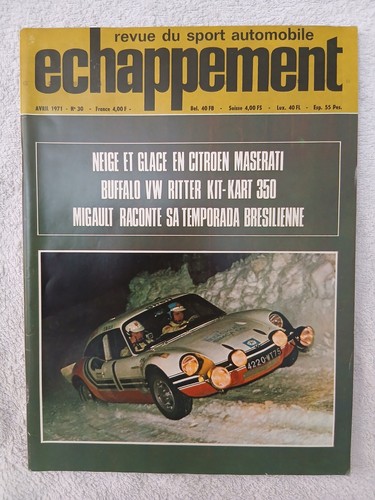 Echappement 4 1971 - n°30, 4/1971