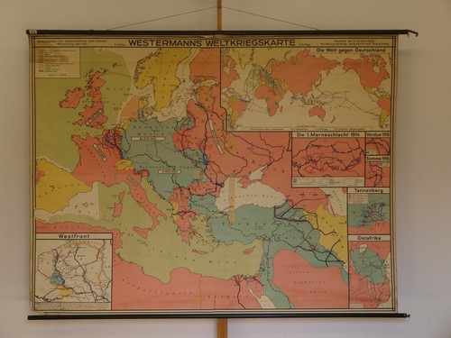 Carte murale scolaire - carte,