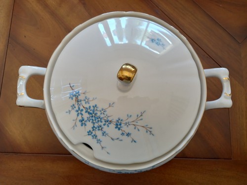Soupière vintage porcelaine - soupière,